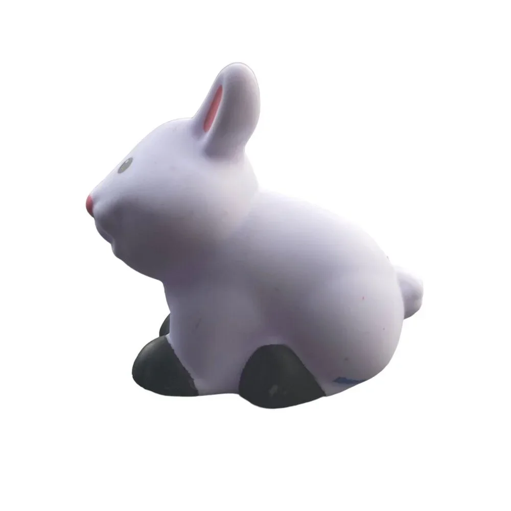 Fisher-Price Little People White Bunny Rabbit Action Figure Farm Zoo Animal 2.5